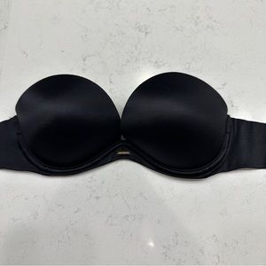Victoria’s Secret very sexy collection black sateen convertible bra size 32B